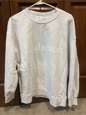 lululemon athletica White Crewneck Sweatshirt